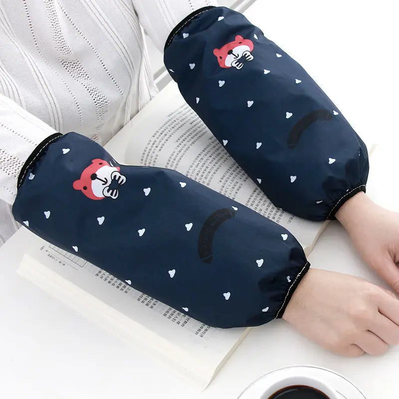 Quality Waterproof Arm Oversleeve Cute Sleeve for Household Use Antifouling Home Cleaning Kitchen Oversleeve Long Arm Sleeves