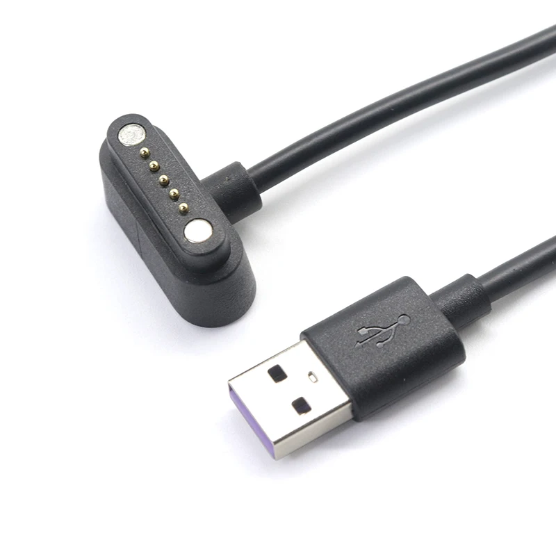 5A Быстрая зарядка Pogo Pin провод USB AM на 5 pin Магнитный Кабельный
