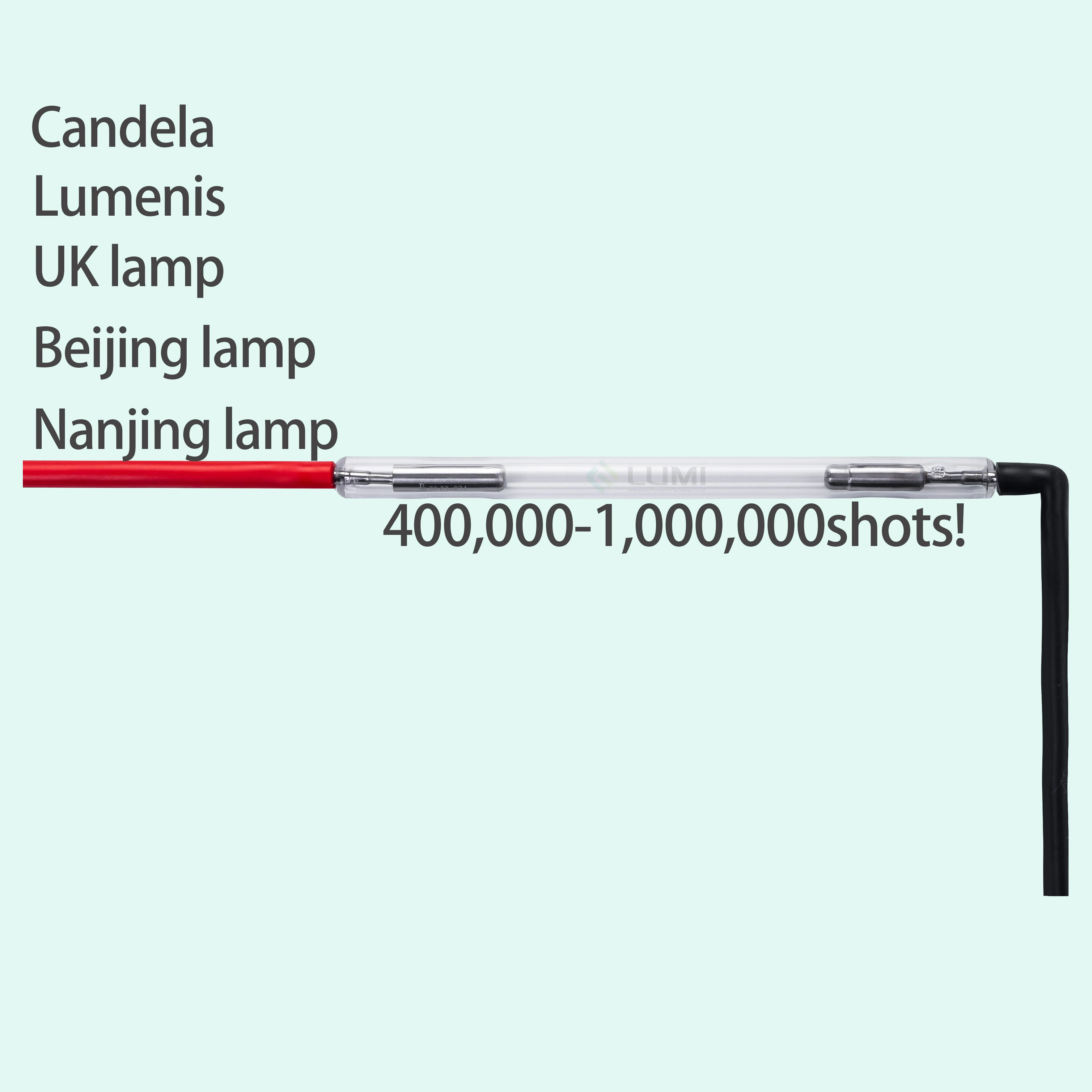 Lumi ipl xenon flash  Lamp 7*50*105 for Quanta Candela Lumenis Deka alma Cynosure Machine, UK Lamp, Nanjing lamp,