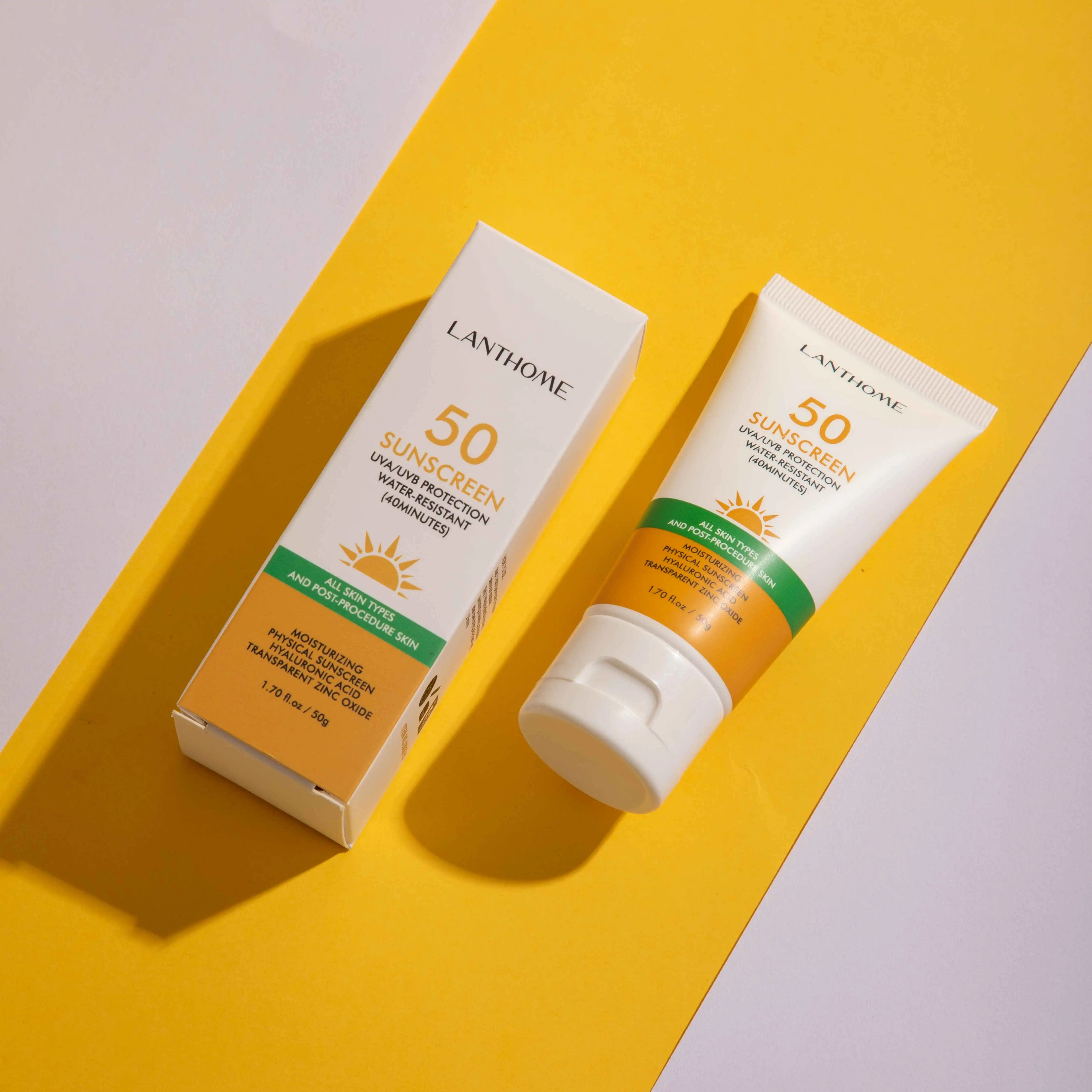 Частная Марка солнцезащитный крем SPF 50 + г оптовая продажа индивидуальная защита от УФ-лучей освежающий увлажняющий и лосьон