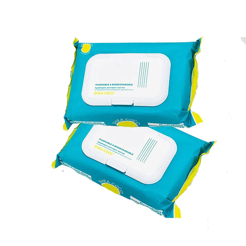 Gentle and scented personal cleansing wipes travel nonwoven cleaning toilet wipes