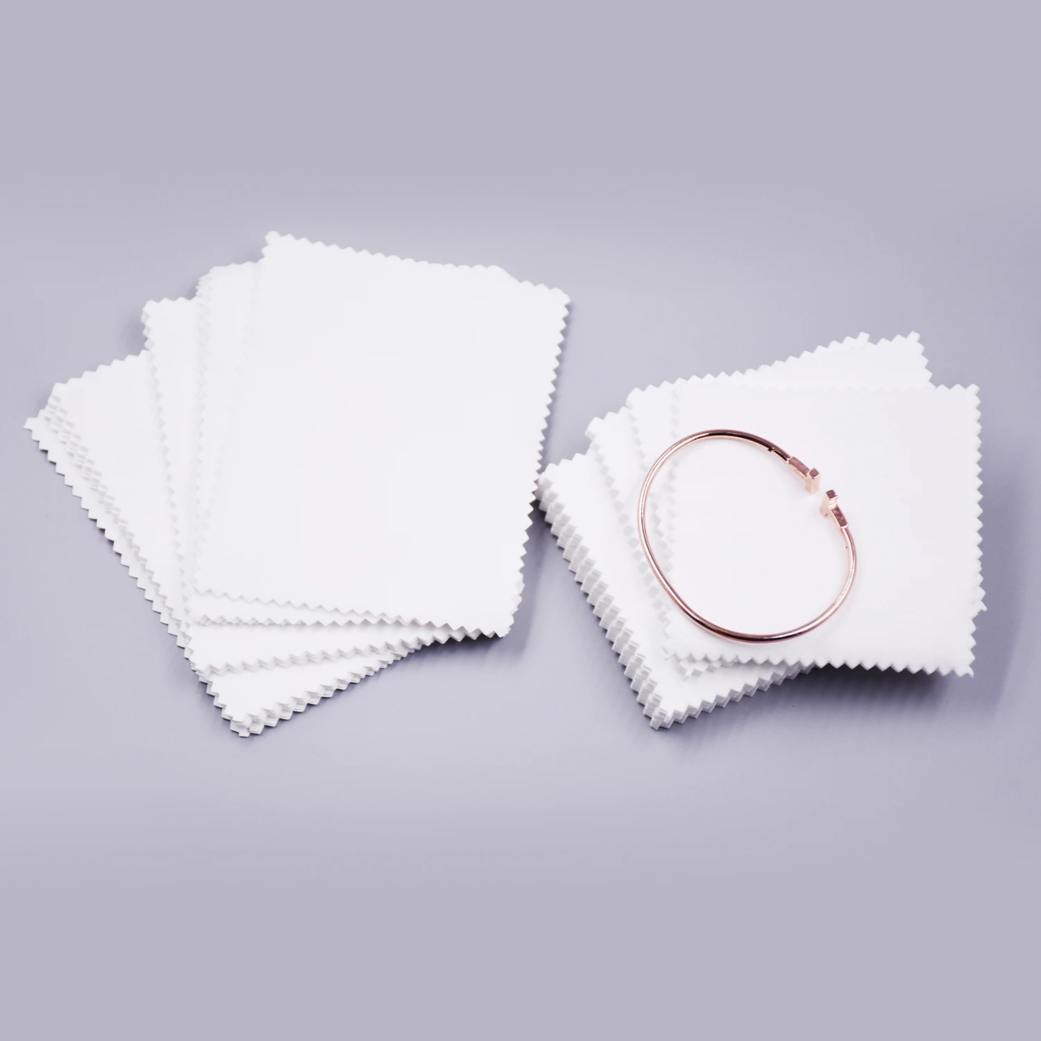 Custom Logo Jewelry Polishing Cloth Silver Color Cleaning Polishing Cloth Soft Clean Wipe Wiping Cloth