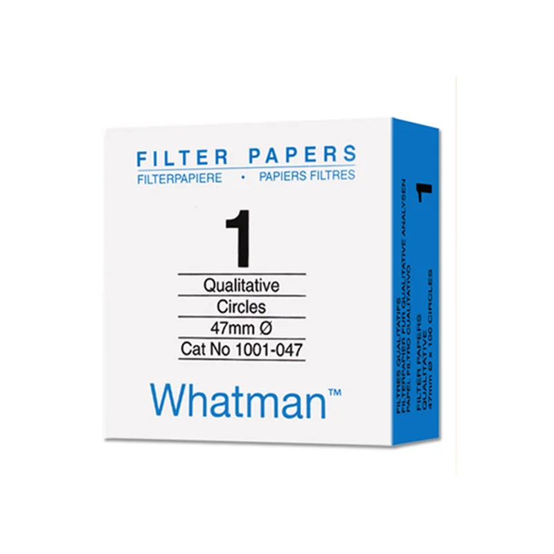 
 Круговой средний расход Whatman 11um, № 1, качественная фильтровальная бумага 47 55 70 90 110 125 мм  