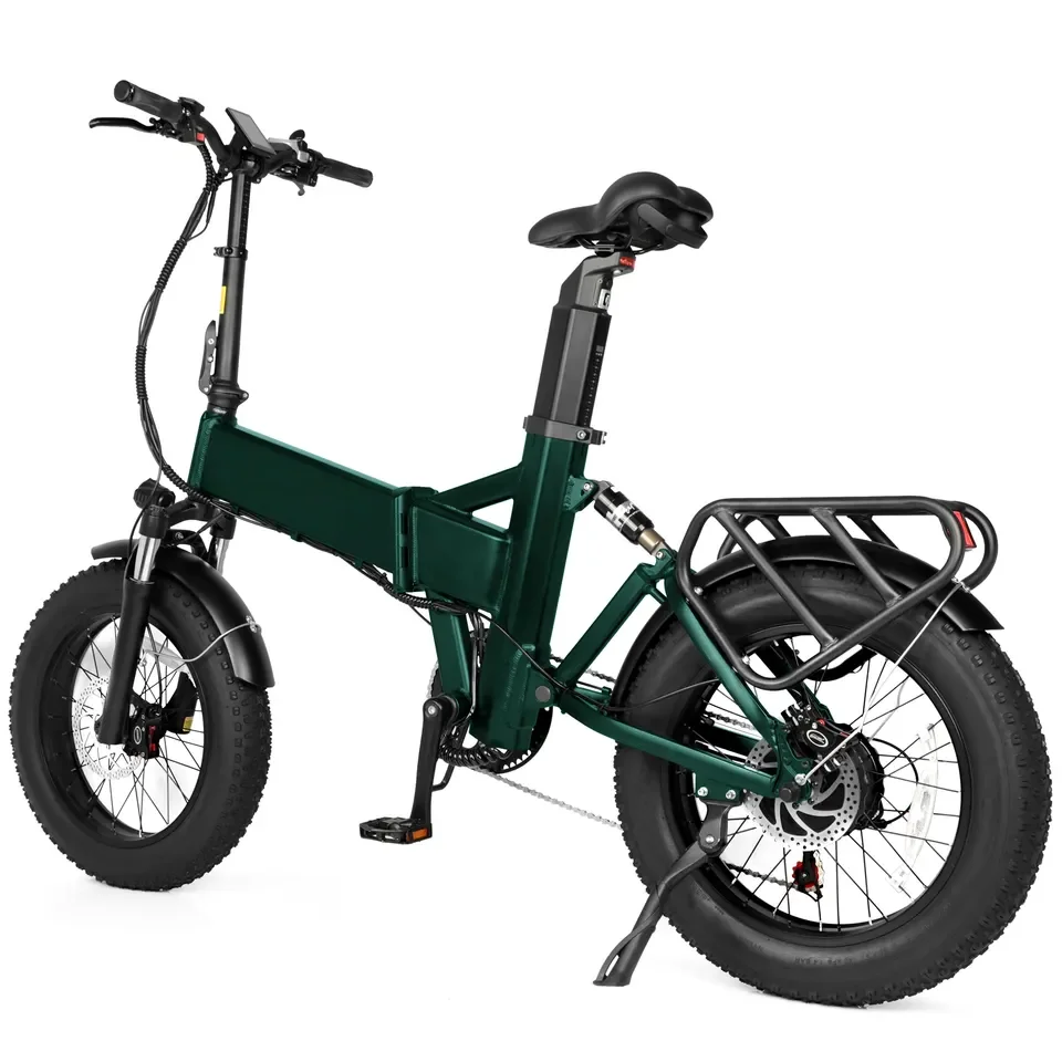 Aluminum Frame Folding Electric Mountain Bike Full Suspension Trek Ebike Duotts Electric Bike 52V