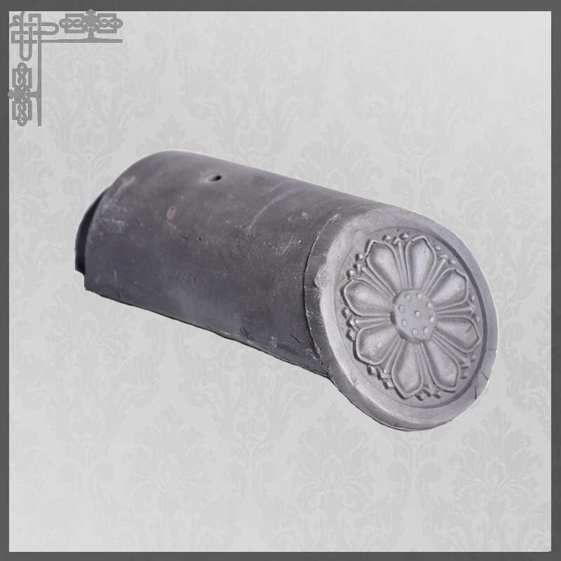 Japan clay buddhist temple roof tile roofing ridge accessories