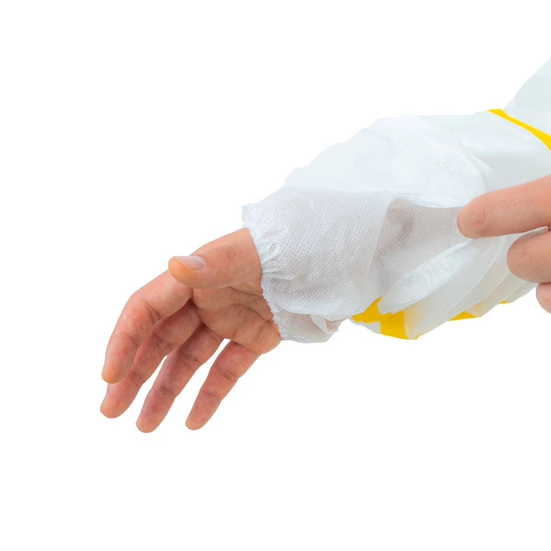 Factory supply Multilayer barrier film chemical protective suit /Acid resistant clothing Type 3b/4b work clothing
