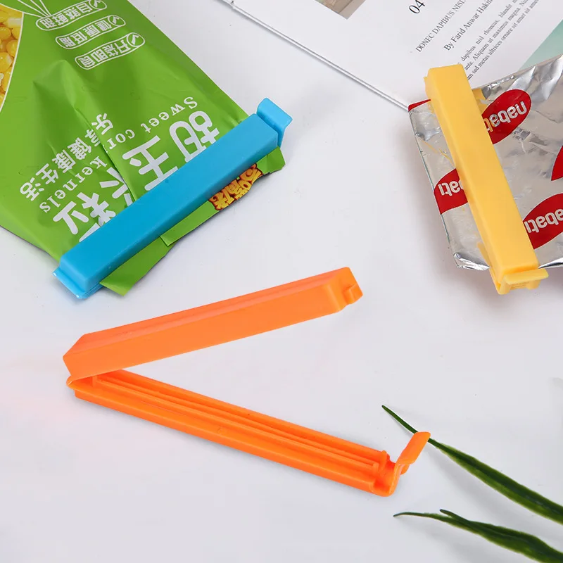 R-1010 Assorted Sizes and Color Plastic Sealing Clips for Food and Snack Bags Fresh-Keeping Clamp Sealer