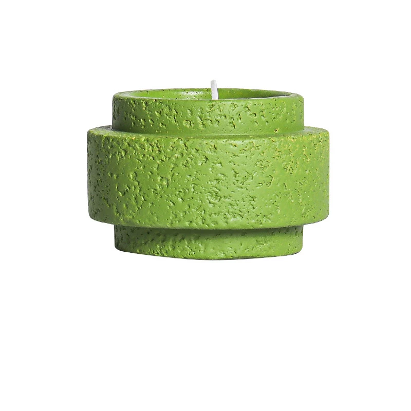 2023 New Luxury Custom Logo Concrete Candle Cup Unique Frosted Candle Holder Bulk Cement Candle Jars for Home Decoration