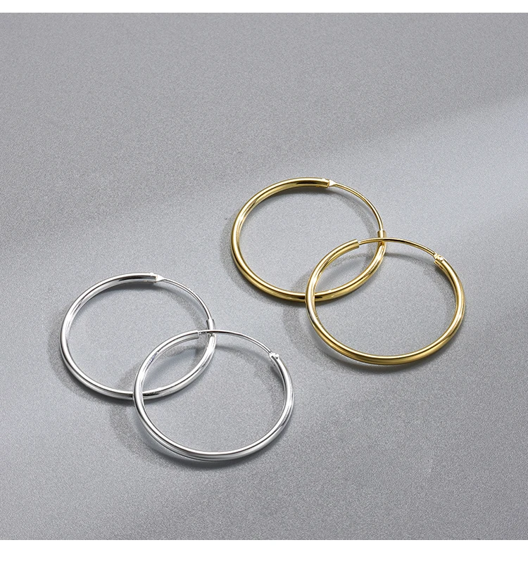 Wholesale Luxury Fashion Gold Hoop Earrings Jewelry Women Ladies Female Bridal Engagement Wedding Earrings