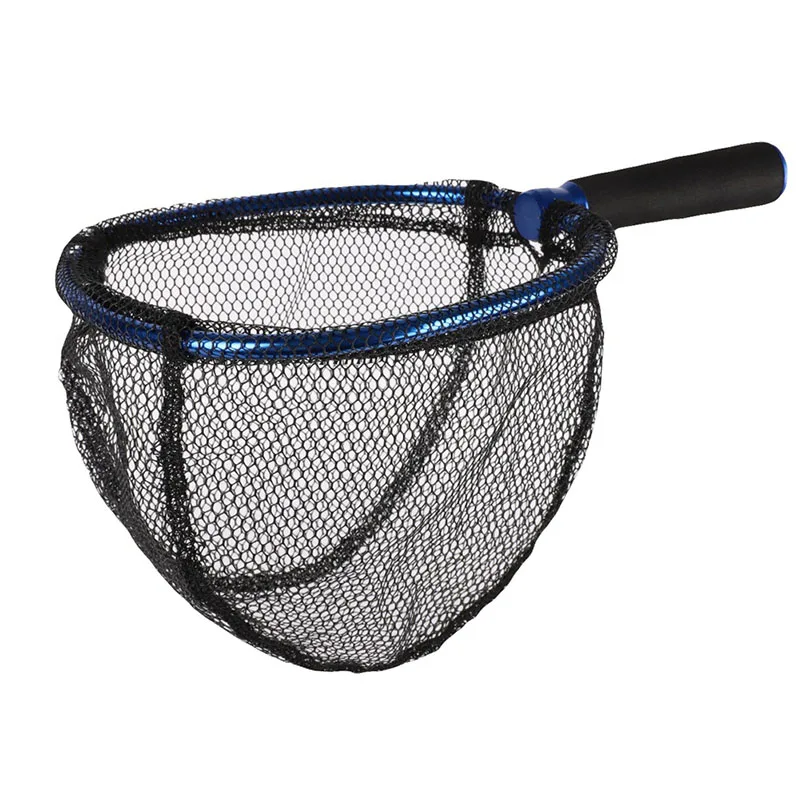 Aluminum alloy anti-hanging landing net belt positioning telescopic fishing net rod landing net