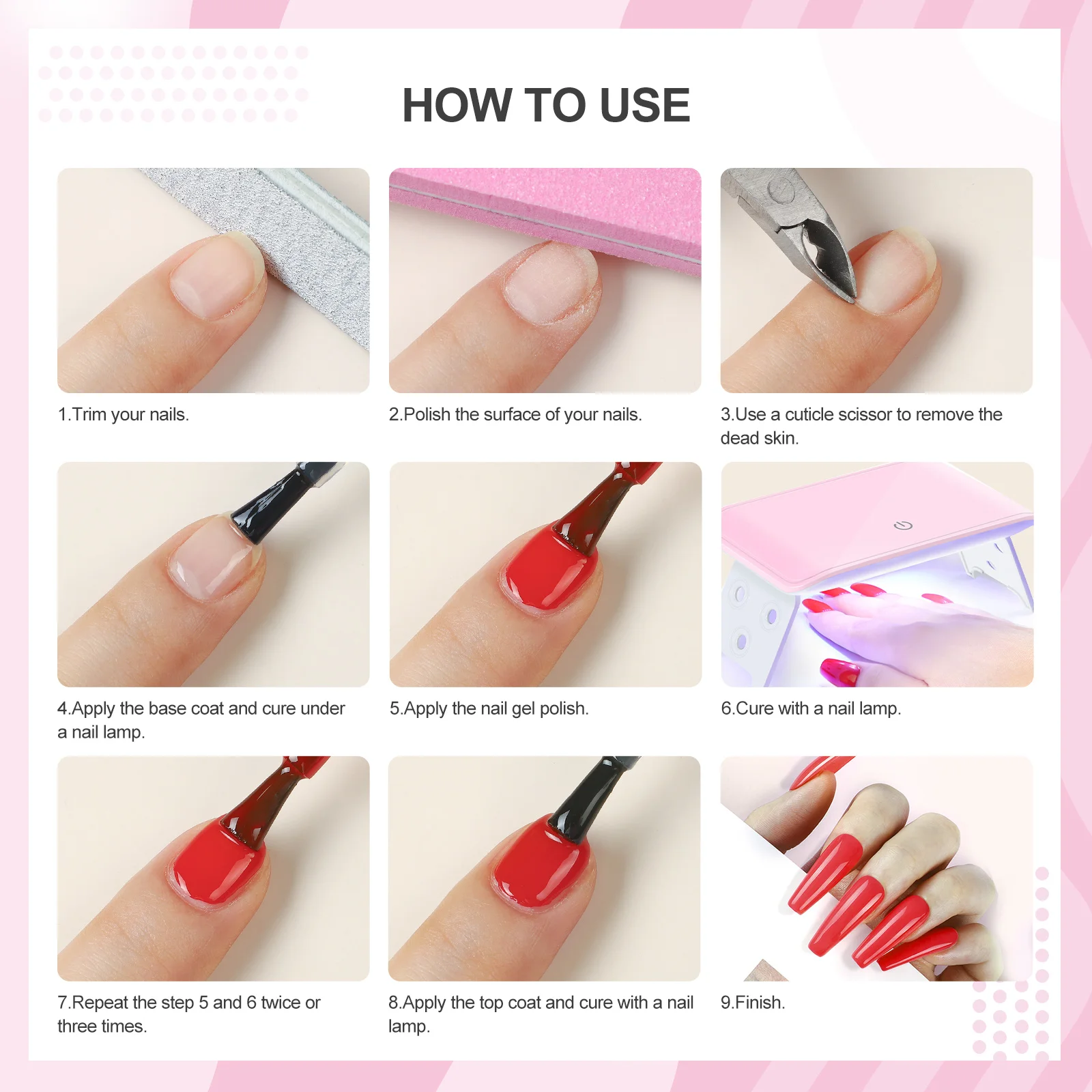 New Arrival 7ml Gel Polish Set Led Uv USB Nail Lamp 2023 OEM ODM More Colors UV LED Gel Polish Tools Kit