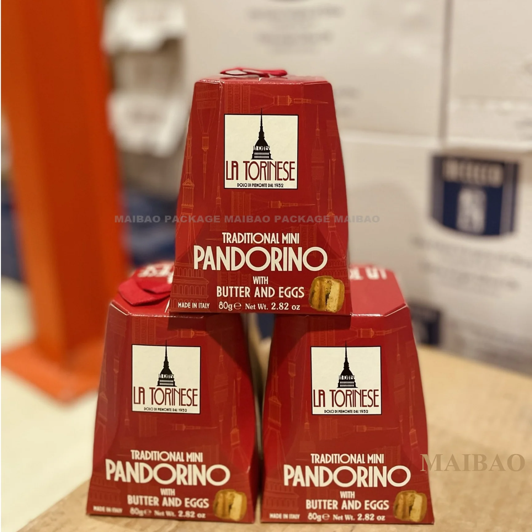 Wholesale Cake Dessert Takeaway Boxes Italian Classic Panettone Round Box Cupcake Packaging Paper Customized Box For Panettone