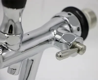 GB Beer Brass Double Mouth foam reducing Beer Tap with flow control  For Bars And Restaurants