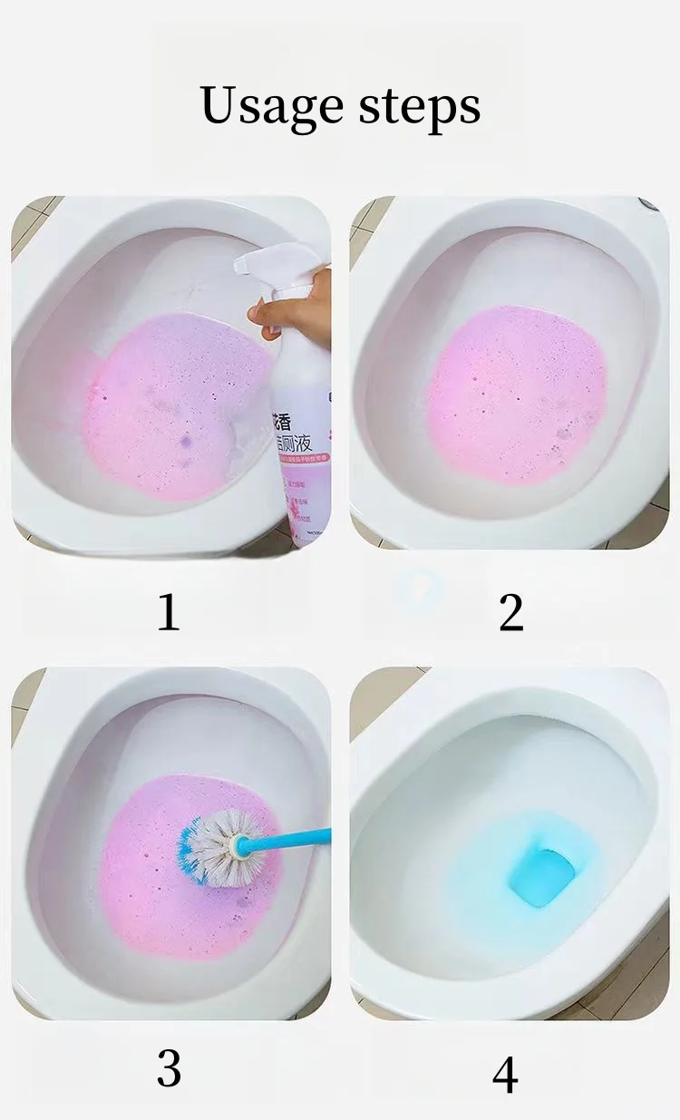 Detergent Natural Fragrance Toilet Cleaner Deodorizer Toilet Bowl Cleaner Syringes Toilet Cleaner