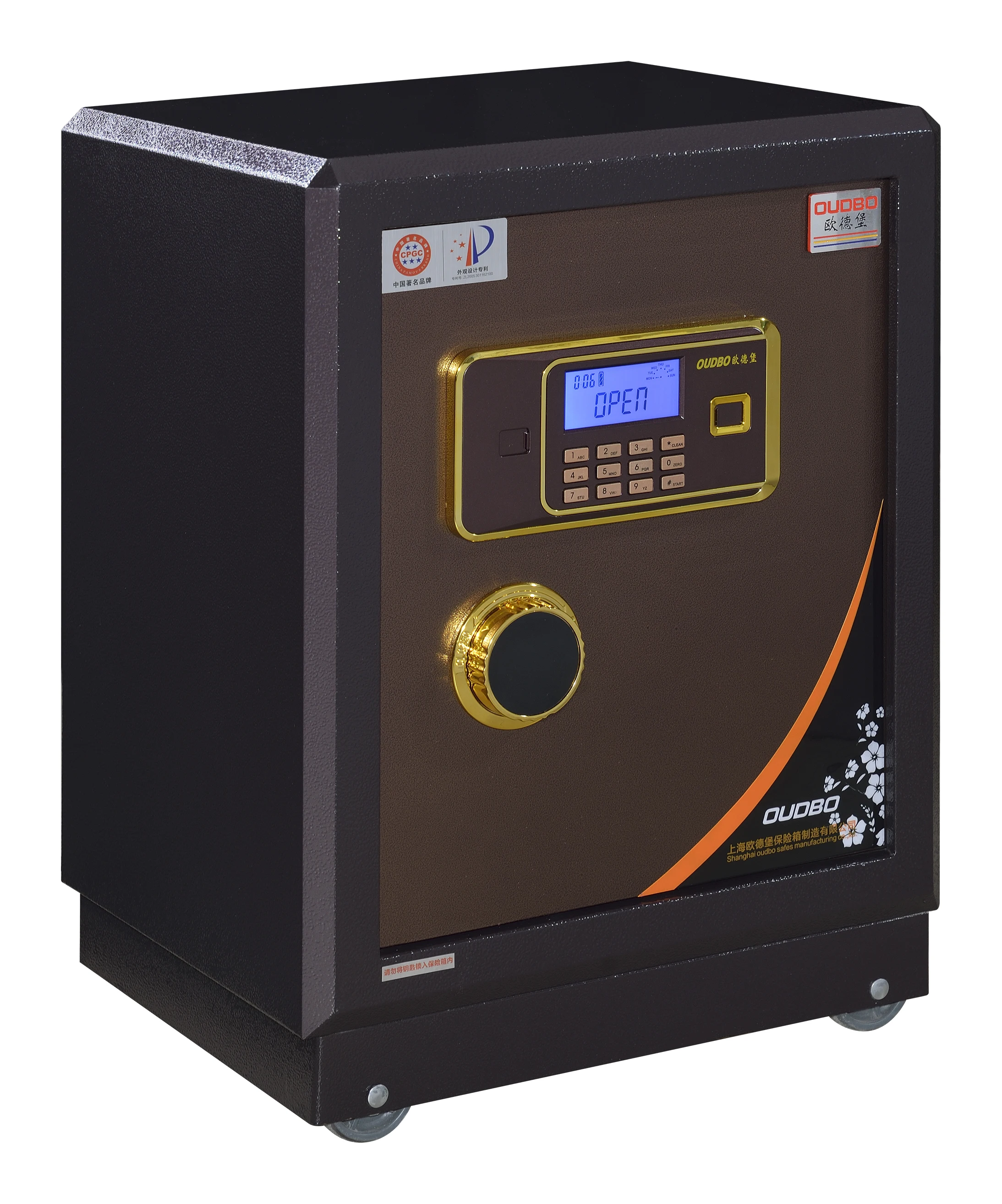 High Quality Secure Commercial Safe Deposit Boxes Fire Theft Proof Digital Finger Print Electronic Mechanical Key Lock System