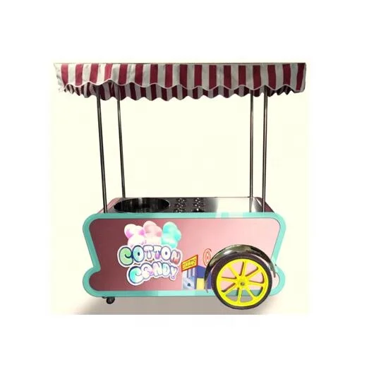 Электрическая коммерческая машина для приготовления сладостей и попкорна с тележкой, электрическая машина для приготовления сладостей с тележкой