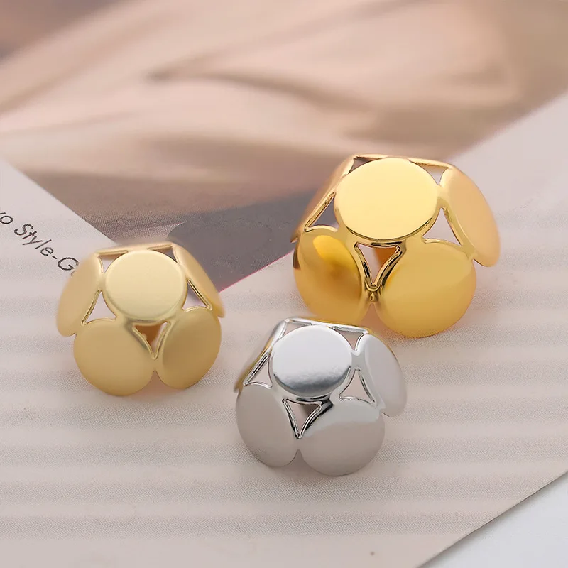 Vintage European Five-Pointed Star Metal Buttons High-End Shank Plating Suit Jacket Trench Cashmere Coats Decorative Buckle