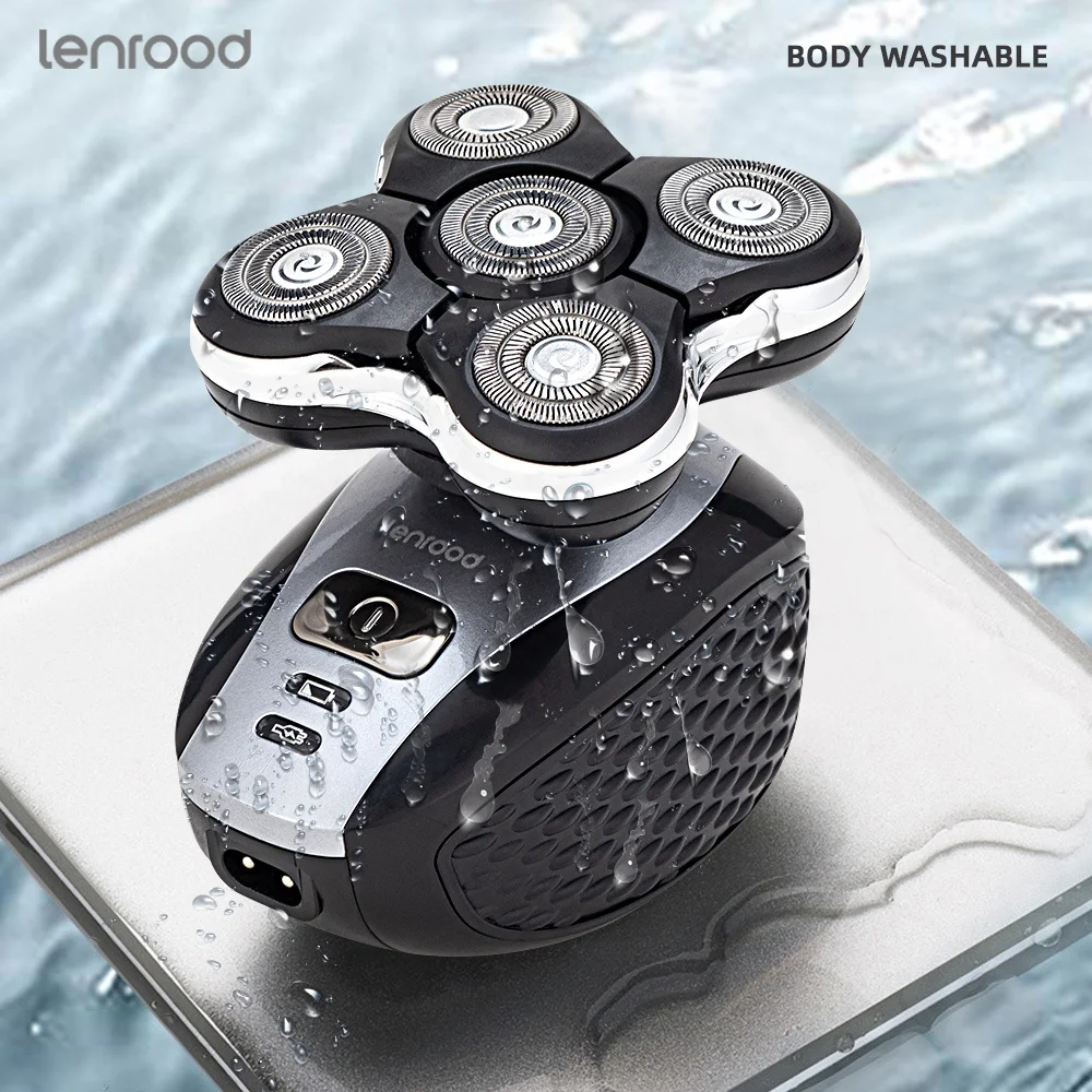 Lenrood Electric Shavers New Arrivals LR-5300 Cordless Mini USB Rechargeable Men Beard Electric Shavers For Home Use