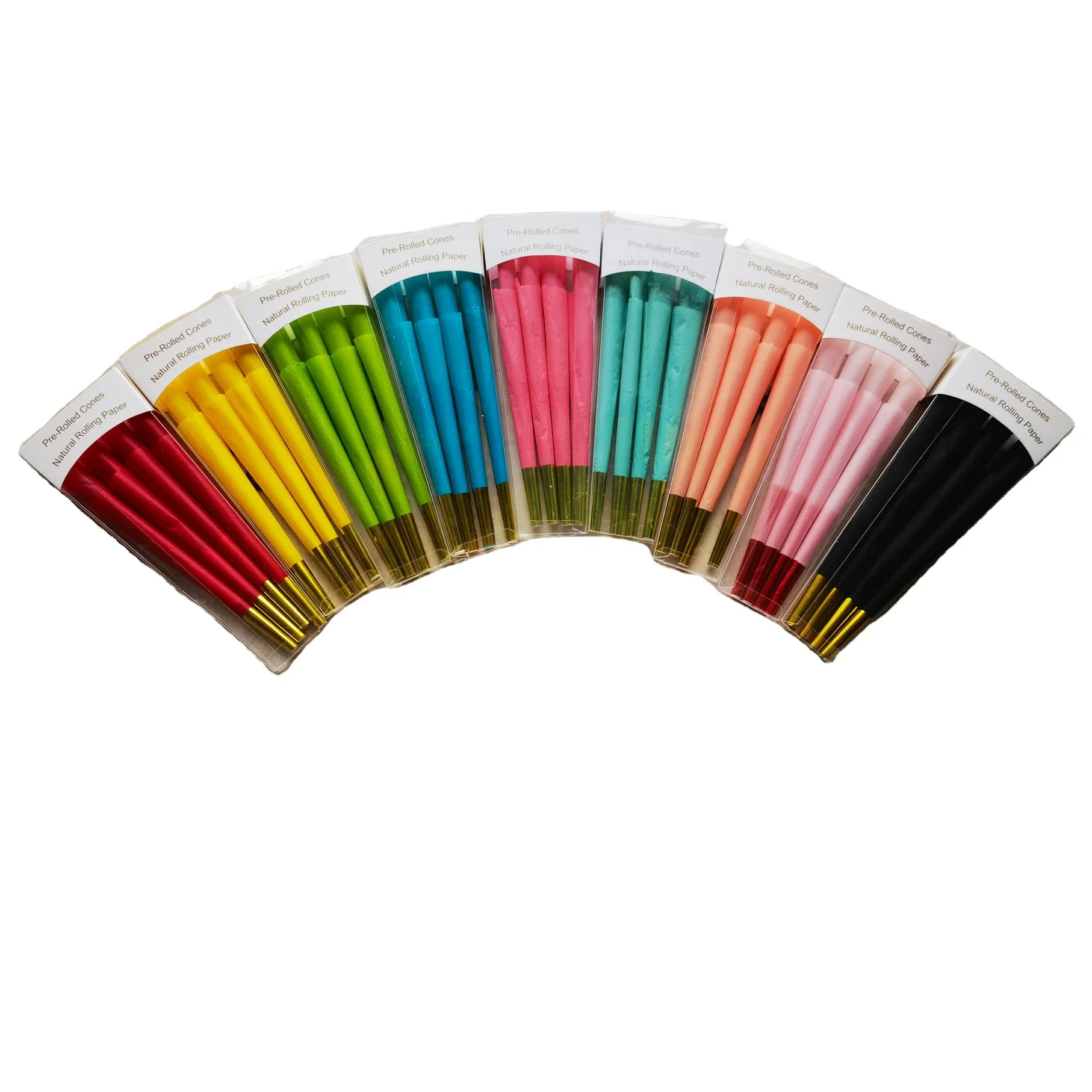 
Pre-rolled CONE filter tips smoking Rolling paper cones 1/4 king size 
