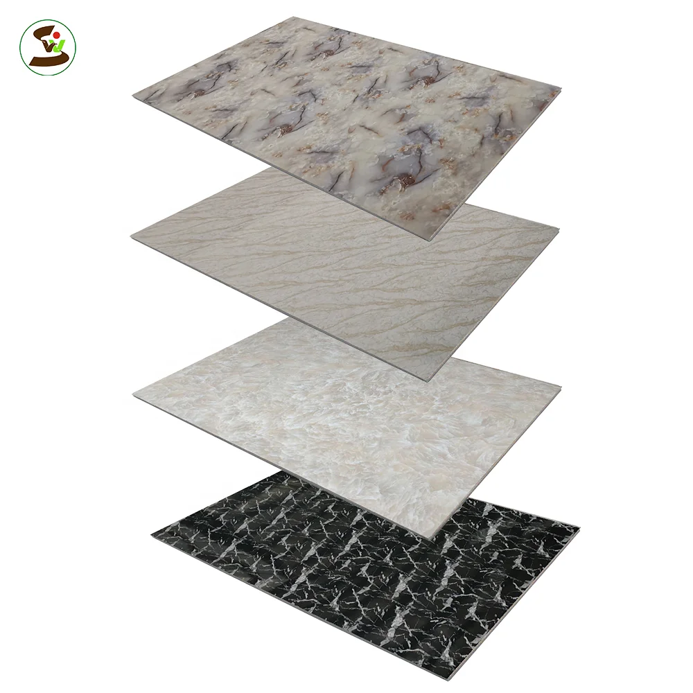 1220x2440mm 1220x2800mm 3mm pvc uv marble sheet price