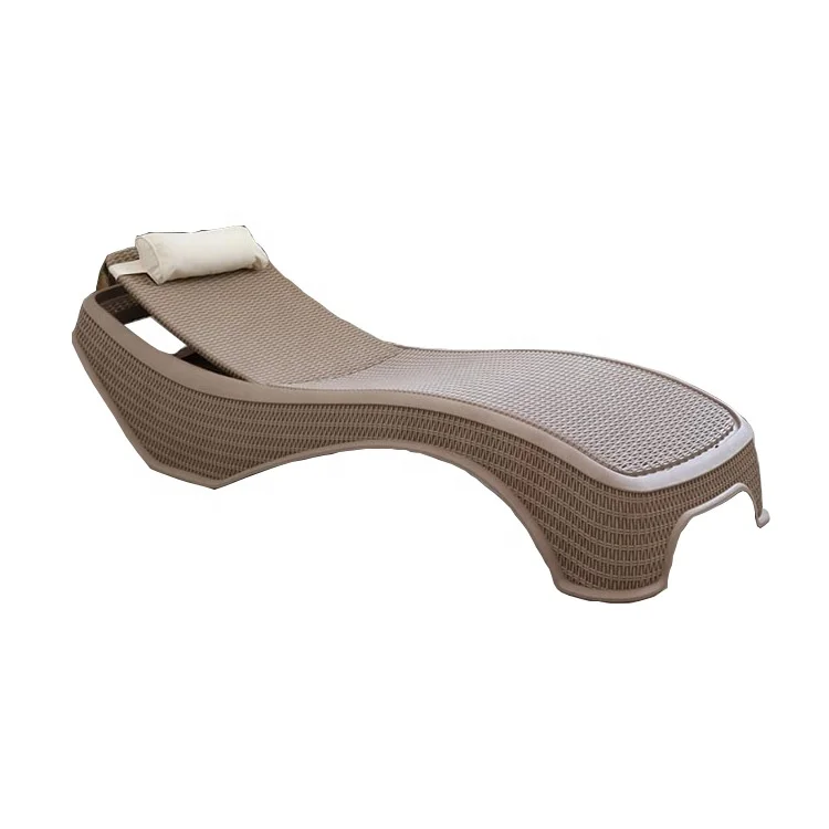 Регулируемая черная уличная мебель, пластиковый пляжный шезлонг, кресло для отдыха