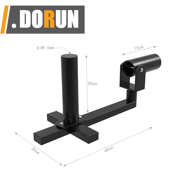 T Bar Row Landmine Triceps Pull Down Attachment Set 360 Swivel Double D Handle Cable Machine with Weight Plate Holder