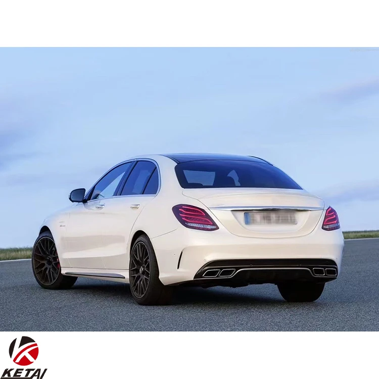 AMG Style Car Accessories Rear Bumper For BENZ W205 Sedan 2015+