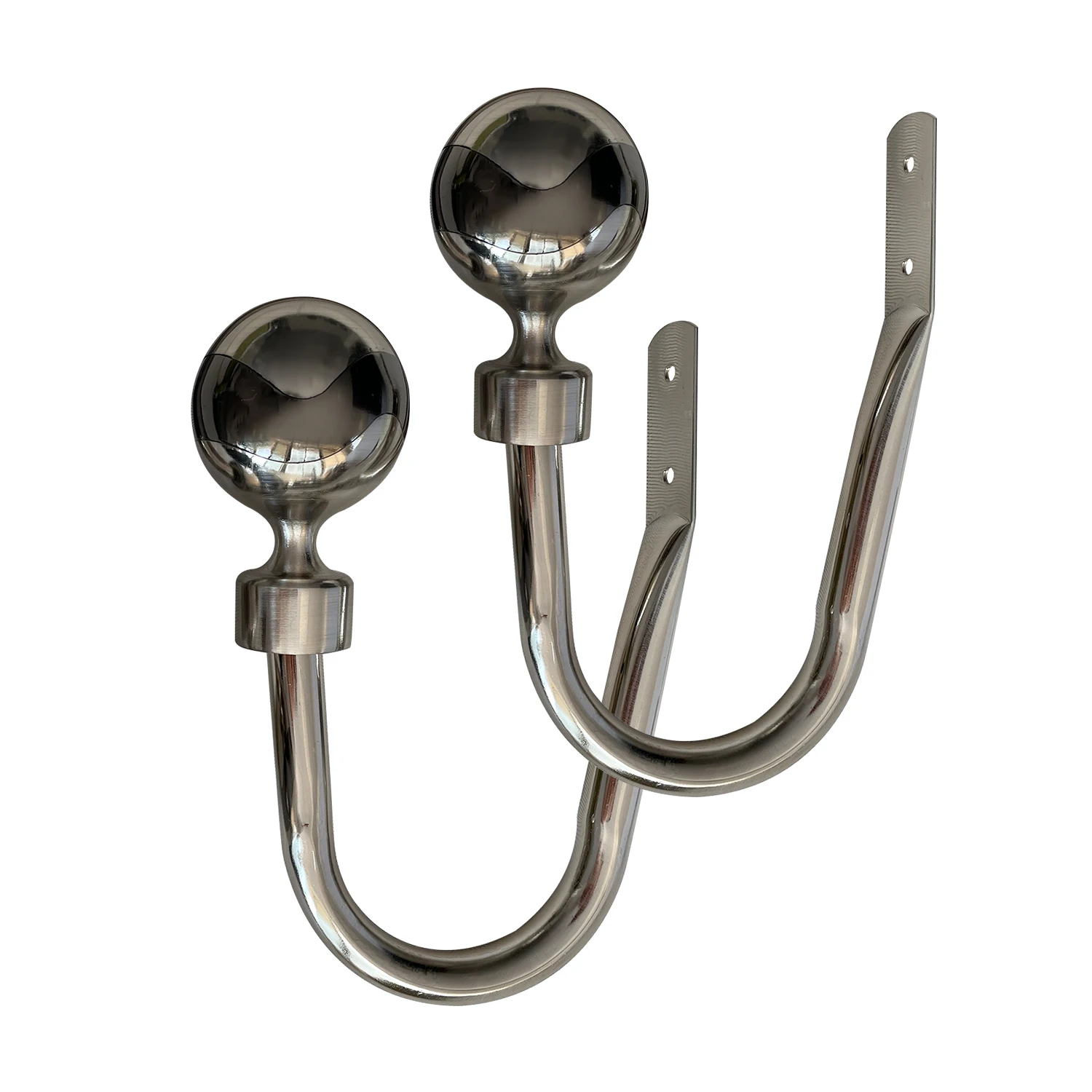 2022 Amazon hot selling Decorative Ball Head Curtain Holdback Curtain Tie Back Hook Wall Mounted Tiebacks Curtain Holder