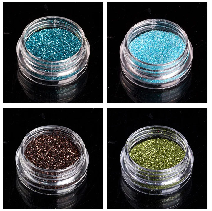 2022 New arrival Metallic Nail Glitter Pigment powder Nail Glitter modifier magic fingernail toenail decoration powder