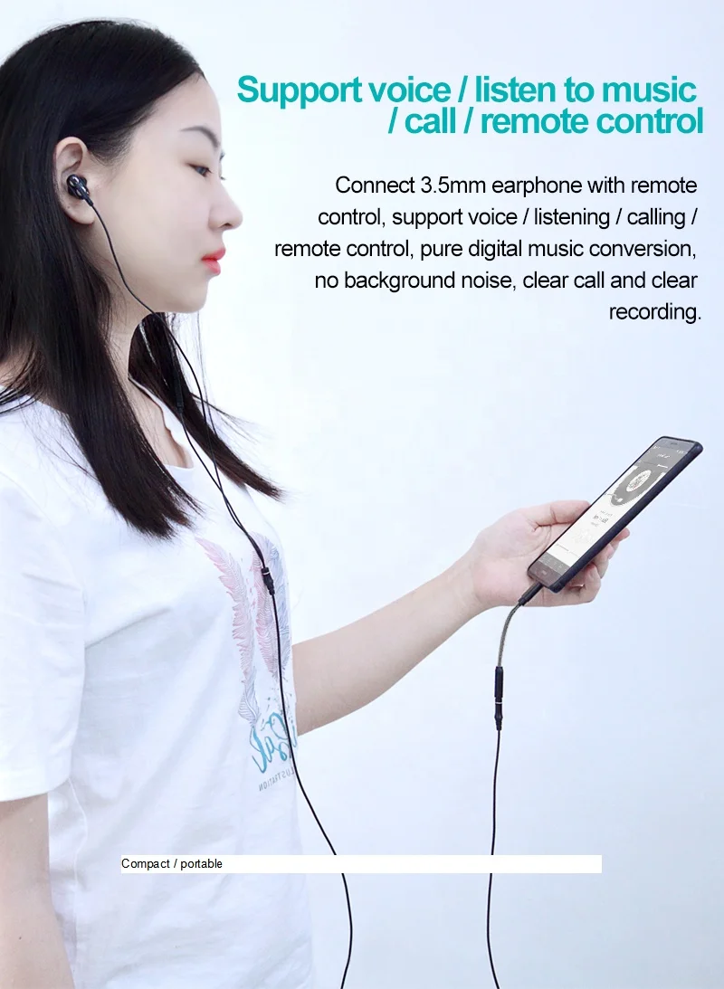 Hi-Fi Audio Type C 3.5mm Jack Headset Cable for Earphone Best Quality USB C Headphone Adapter ALC5686 Chip Reliable Factory