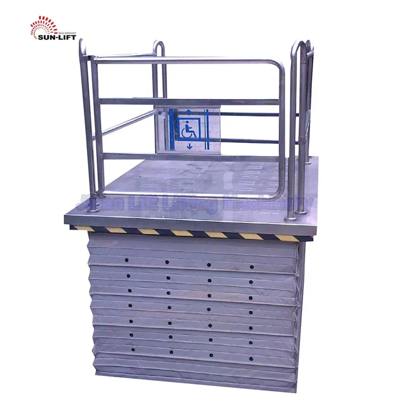 Residential electric hydraulic chair scissor lift platform for wheelchair scissor lift