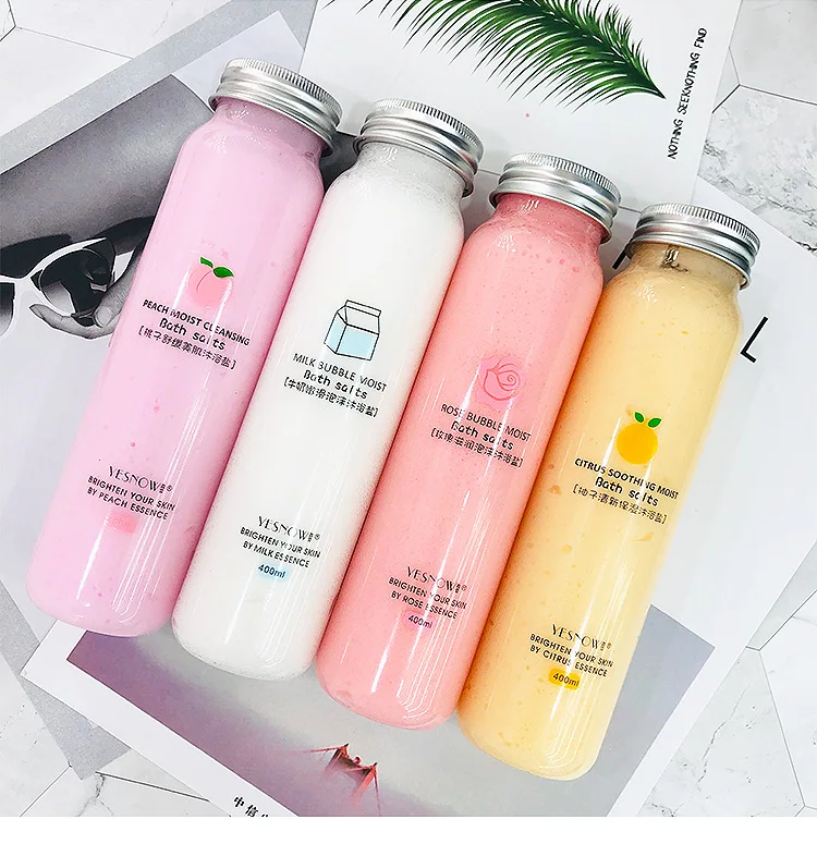 Wholesale New Body Exfoliating Scrub Milk Bubble Moist Bath Salt