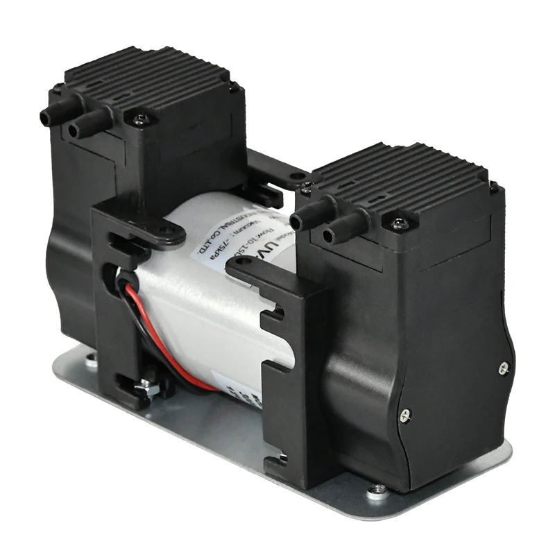 12V24V/110V/220V -85kpa небольшой DC диафрагменный вакуумный насос двойной компрессорный для медицинского оборудования или кровяного