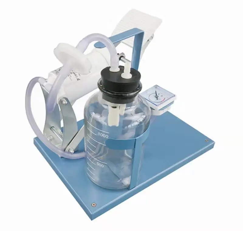 Medical Floor Type Foot Operation Suction Machine Apparatus Vacuum Suction Jar Manual Foot Operated Phlegm Pedal Suction