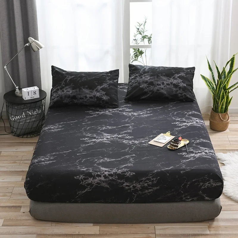  Натяжная простыня Marble с мраморным