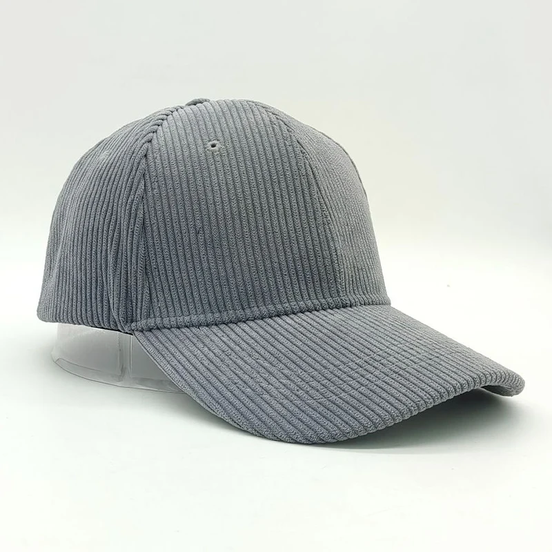 New arriving custom color logo khaki orange lavender structured untructured 6 panel dad hat corduroy strap hat