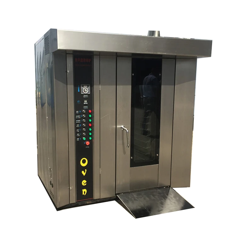 Italian Commercial 16 Tray Gas Rotary Bread Baking Convection Oven Electric