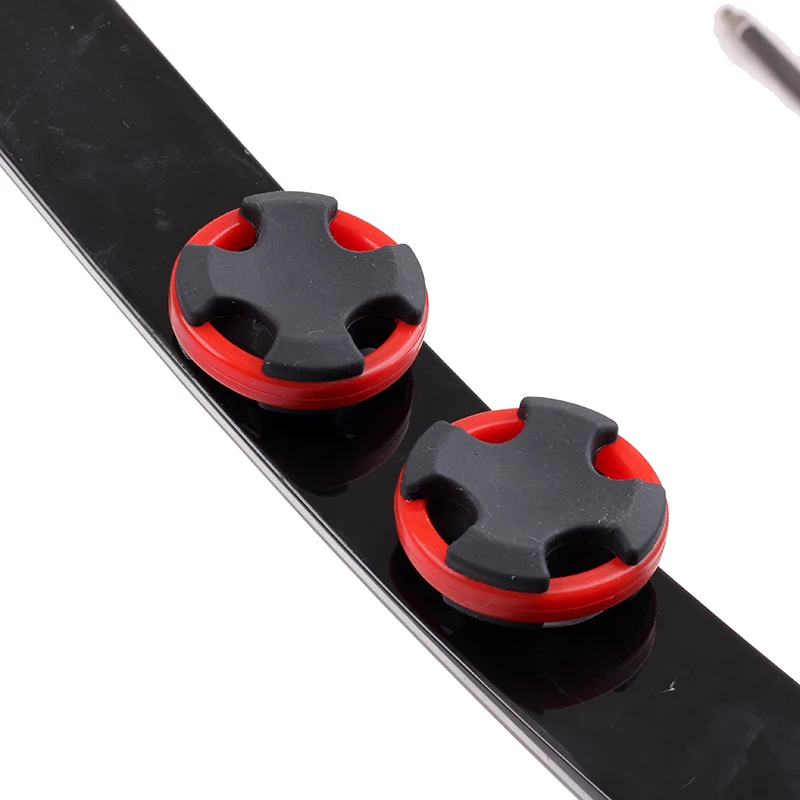 Archery Equipment Rubber Bow Limbs and String Stabilizers for Shooting Hunting Shock Absorption Tool Set