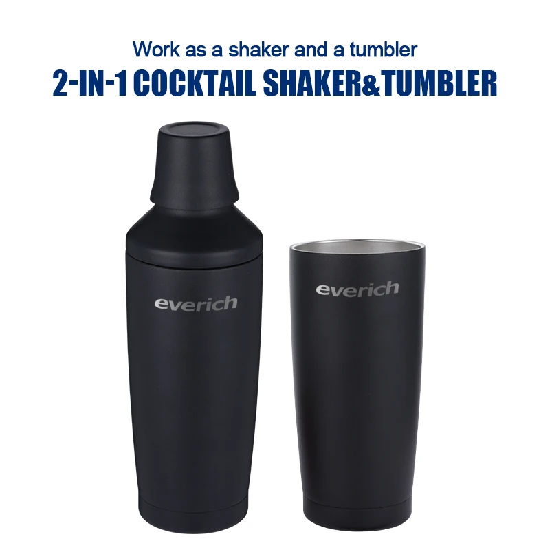 Liquor Shaker Gift Insulated Martini Mixer Stainless Steel Christmas Gifts for Men Women