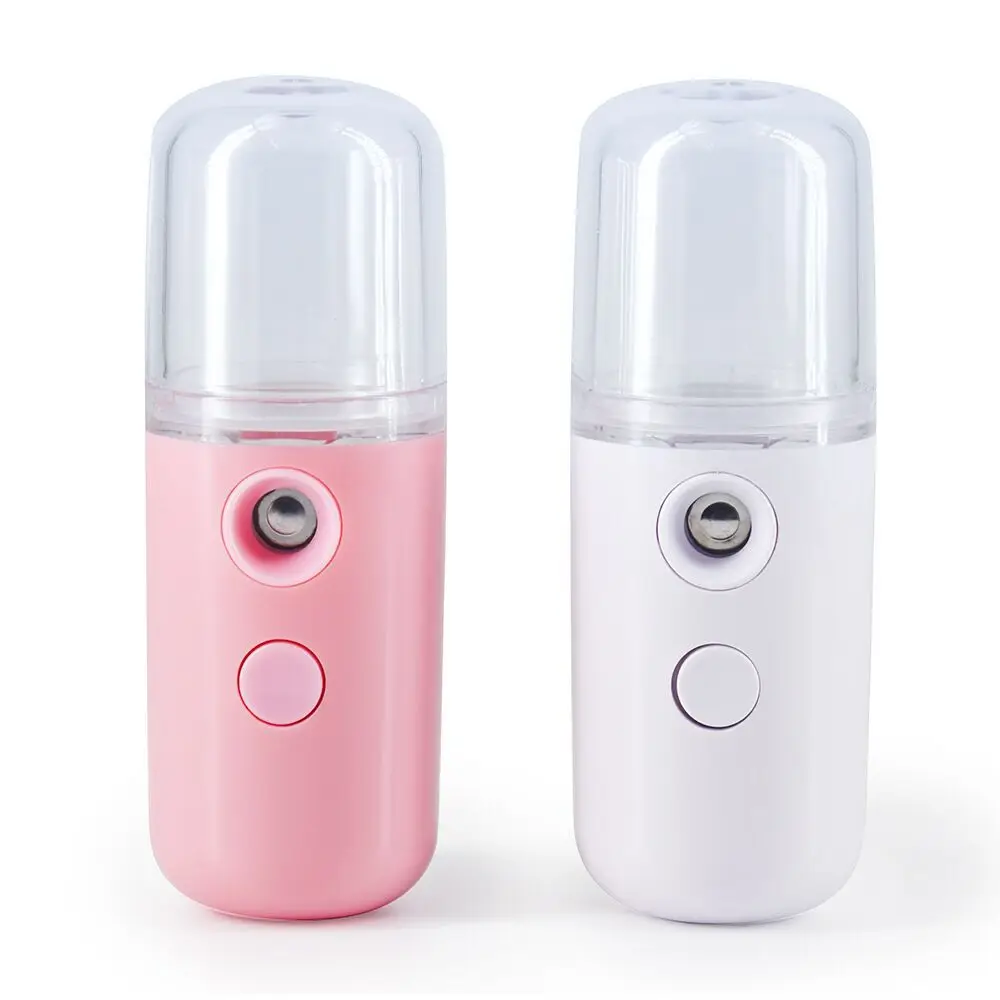 Handheld Skin Care Nano Mister Beauty Rechargeable Electric Facial Steamer Nano Handy Electric Face Mst Sprayer Colorful