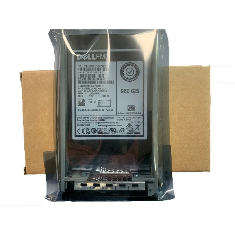  Сервер SSD Dell 480G 1 92 T 960G твердотельный диск