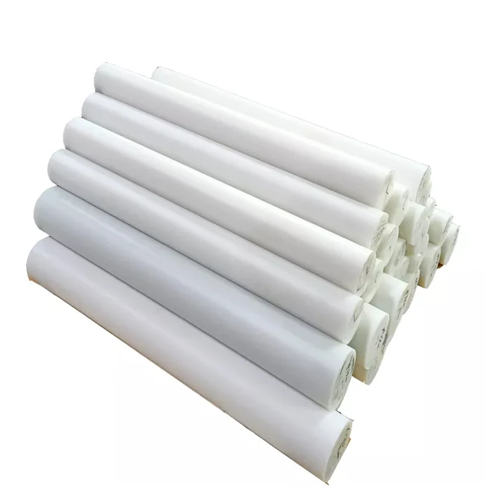 natural Pom Extruded Uhmwpe Polyethylene Plastic Rod Uhmw Pe Solid Round Rod