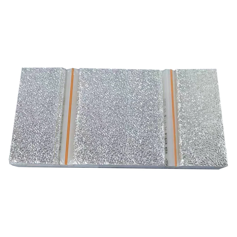Water floor heating system embossed with Aluminum foil XPS foam core Underfloor radiant heating