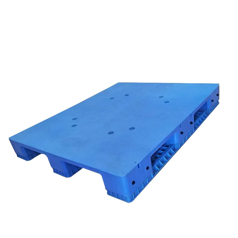 Plastic Pallet Cheap Export Wholesale Stackable Warehouse Recycled Rubber Hdpe Plastic Customized Logo Blue Plastic Skid Mate Wt