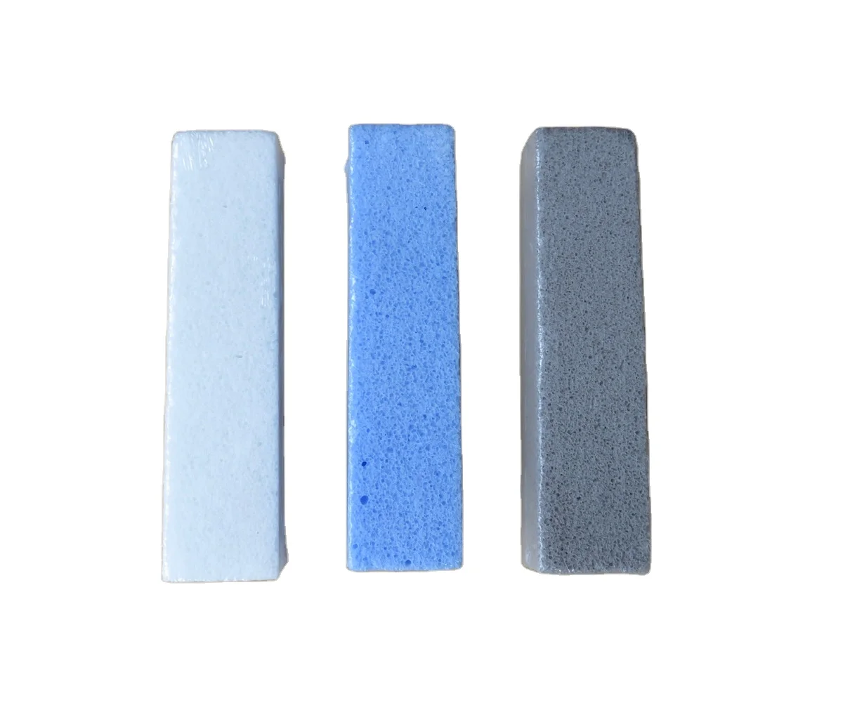 toilet pumice brush stone with the white plastic handle