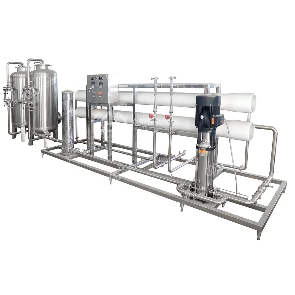 2000LPH RO filtration Filter system Pure Mineral Water purification treatment Equipment machinery System For Bottling Plant