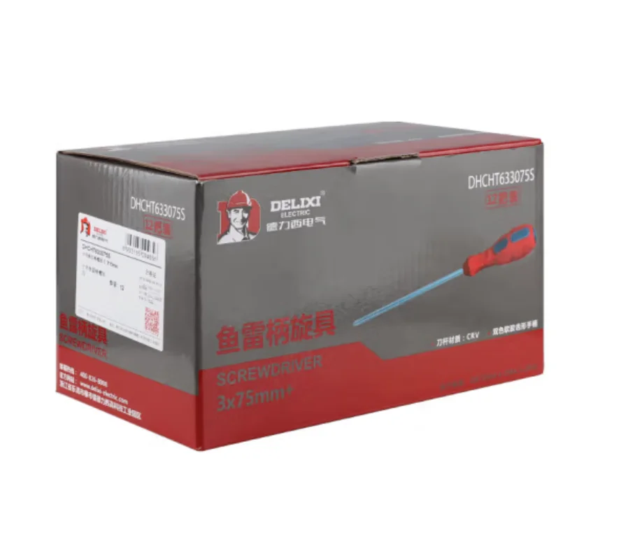 DELIXI ELECTRIC Flat-head/cross torpedo handle screwdriver