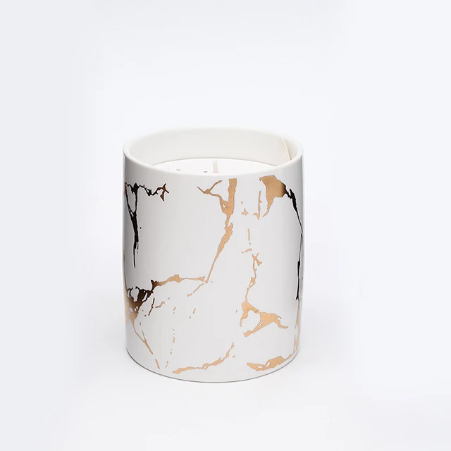 Лидер продаж 8*9 5 см цилиндр из черного мрамора пчелиный воск карамель Ароматизированная Подарочная коробка купить ароматизированные свечи оптом