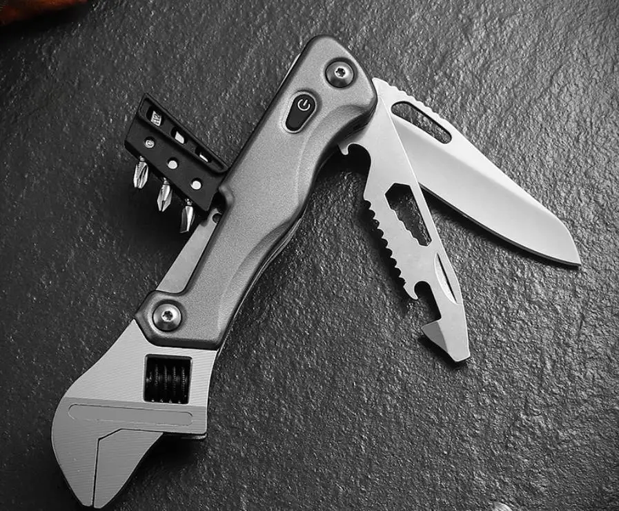 new arrival multi tool combination wrench with light