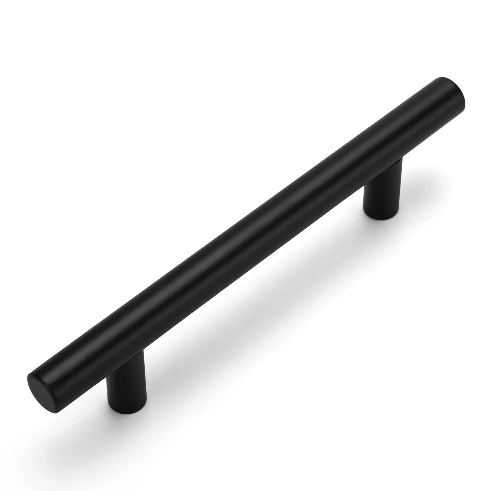 Black Cabinet Handle Hollow Stainless Steel Kitchen Cabinet Drawer Furniture Latin Rod Handle